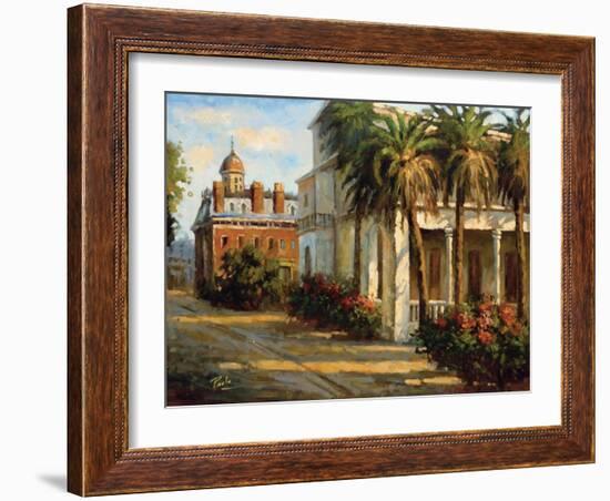 Casa De Palmera-Enrique Bolo-Framed Art Print