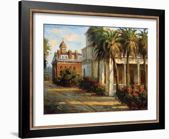 Casa De Palmera-Enrique Bolo-Framed Art Print