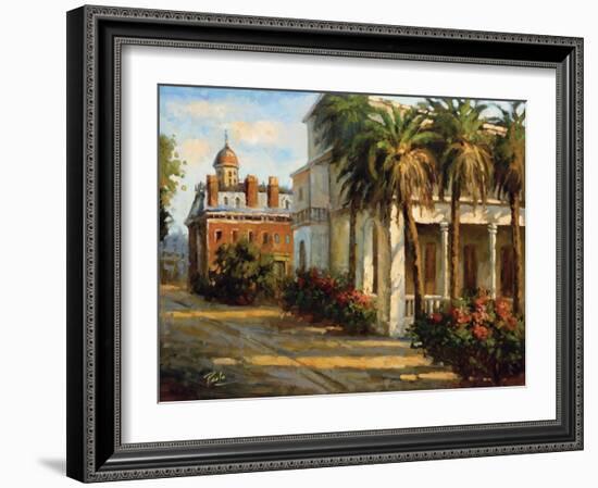 Casa De Palmera-Enrique Bolo-Framed Art Print