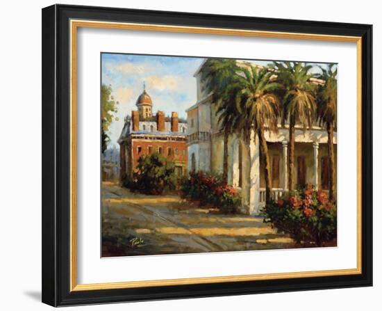 Casa De Palmera-Enrique Bolo-Framed Art Print