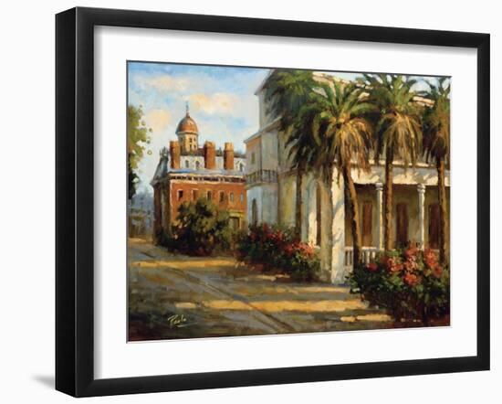 Casa De Palmera-Enrique Bolo-Framed Art Print