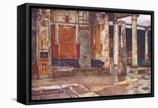 Casa Dei Vettii-Pompeii-Alberto Pisa-Framed Premier Image Canvas