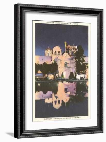 Casa del Prado, Balboa Park, San Diego, California-null-Framed Art Print