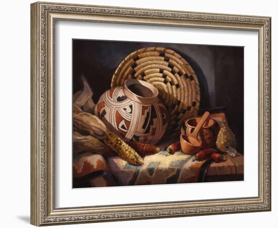 Casa Grande Pot-Maxine Johnston-Framed Art Print