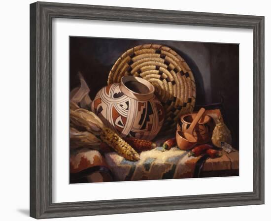 Casa Grande Pot-Maxine Johnston-Framed Art Print