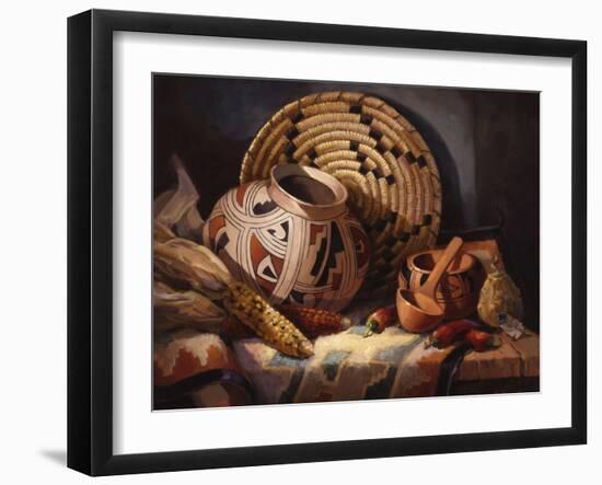 Casa Grande Pot-Maxine Johnston-Framed Art Print