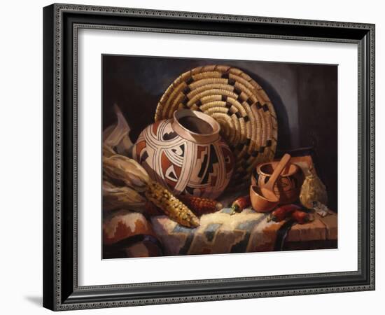 Casa Grande Pot-Maxine Johnston-Framed Art Print