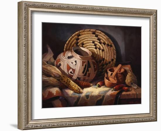 Casa Grande Pot-Maxine Johnston-Framed Art Print