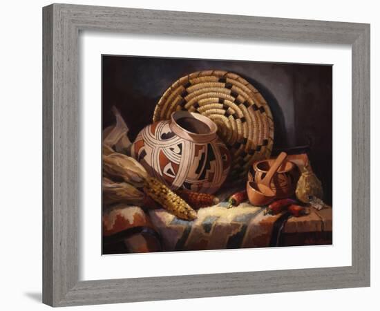 Casa Grande Pot-Maxine Johnston-Framed Art Print