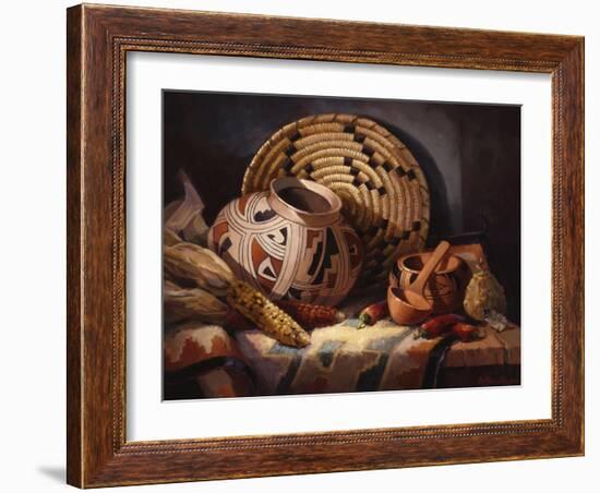 Casa Grande Pot-Maxine Johnston-Framed Art Print