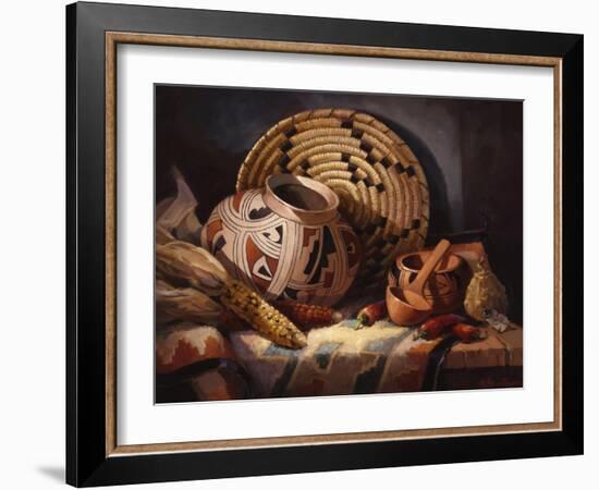 Casa Grande Pot-Maxine Johnston-Framed Art Print