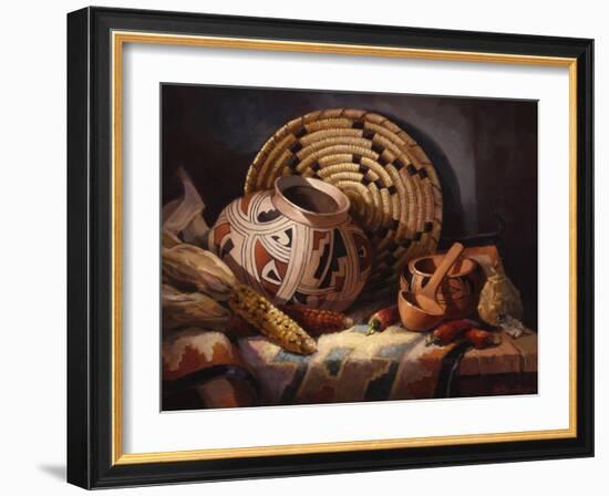 Casa Grande Pot-Maxine Johnston-Framed Art Print