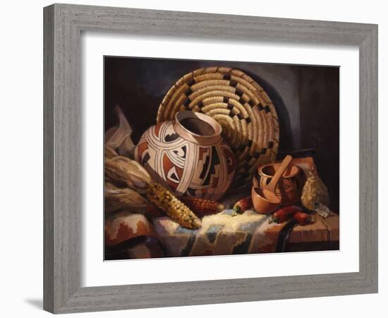 Casa Grande Pot-Maxine Johnston-Framed Art Print