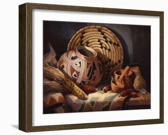 Casa Grande Pot-Maxine Johnston-Framed Art Print