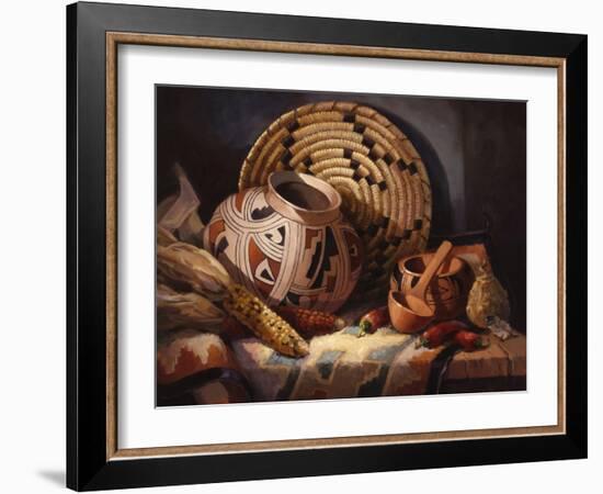 Casa Grande Pot-Maxine Johnston-Framed Art Print