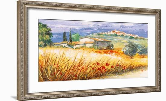 Casa in Collina-Luigi Florio-Framed Art Print