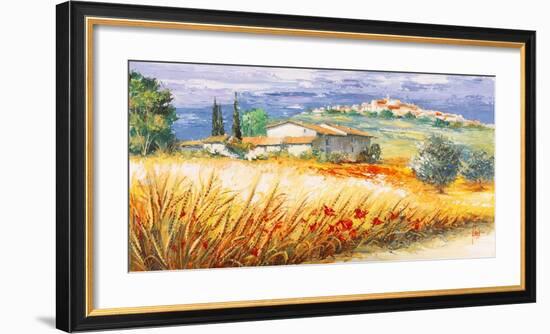 Casa in Collina-Luigi Florio-Framed Art Print