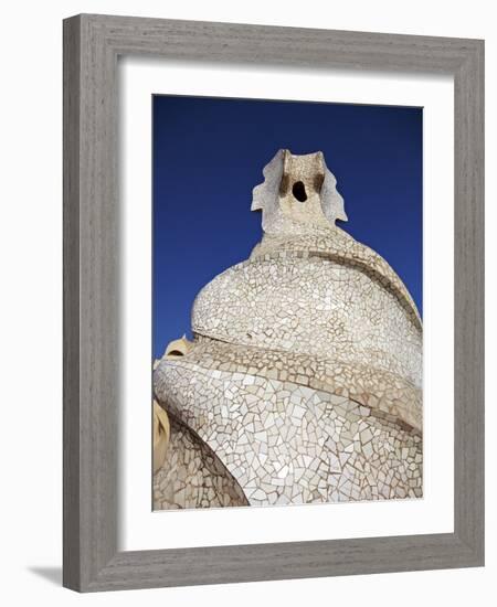 Casa Mila, Barcelona, Catalonia, Spain, Europe-Mark Mawson-Framed Photographic Print