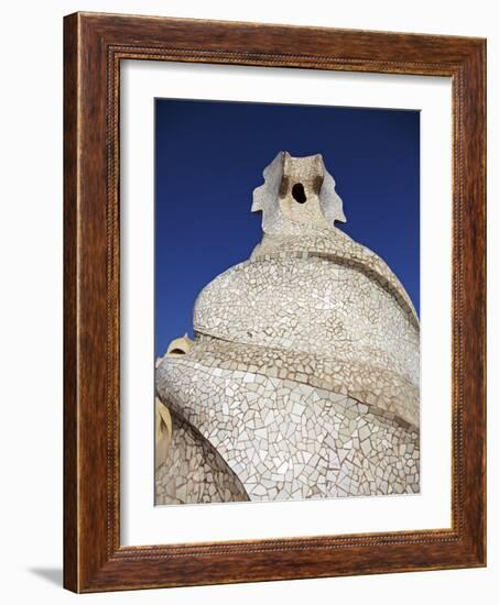 Casa Mila, Barcelona, Catalonia, Spain, Europe-Mark Mawson-Framed Photographic Print