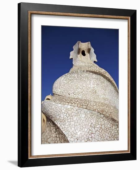 Casa Mila, Barcelona, Catalonia, Spain, Europe-Mark Mawson-Framed Photographic Print