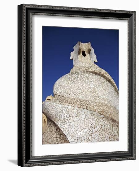 Casa Mila, Barcelona, Catalonia, Spain, Europe-Mark Mawson-Framed Photographic Print