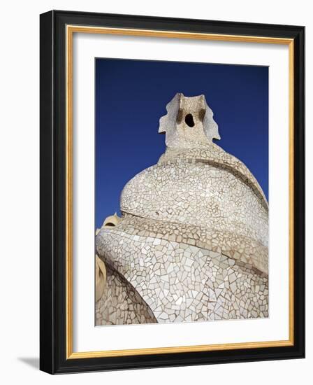 Casa Mila, Barcelona, Catalonia, Spain, Europe-Mark Mawson-Framed Photographic Print