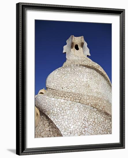 Casa Mila, Barcelona, Catalonia, Spain, Europe-Mark Mawson-Framed Photographic Print