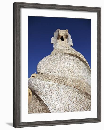 Casa Mila, Barcelona, Catalonia, Spain, Europe-Mark Mawson-Framed Photographic Print