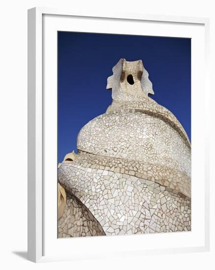 Casa Mila, Barcelona, Catalonia, Spain, Europe-Mark Mawson-Framed Photographic Print