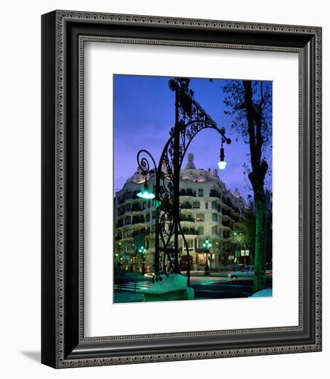 Casa Mila La Pedrera Barcelona-null-Framed Premium Giclee Print