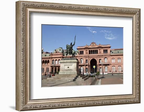 Casa Rosada in Plaza de Mayo, Buenos Aires, Argentina, South America-Stuart Black-Framed Photographic Print