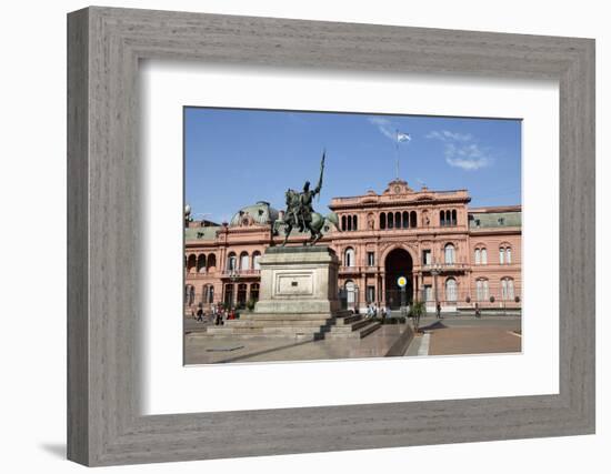 Casa Rosada in Plaza de Mayo, Buenos Aires, Argentina, South America-Stuart Black-Framed Photographic Print