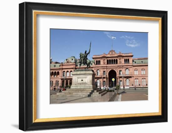 Casa Rosada in Plaza de Mayo, Buenos Aires, Argentina, South America-Stuart Black-Framed Photographic Print