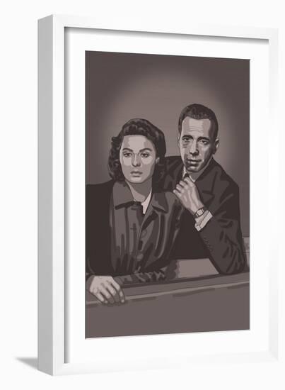 Casablanca, 2021 (Digital)-Claire Huntley-Framed Giclee Print