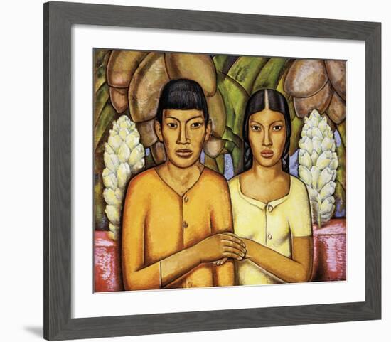 Casamiento Indio-Alfredo Ramos Martinez-Framed Premium Giclee Print