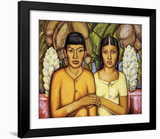 Casamiento Indio-Alfredo Ramos Martinez-Framed Premium Giclee Print