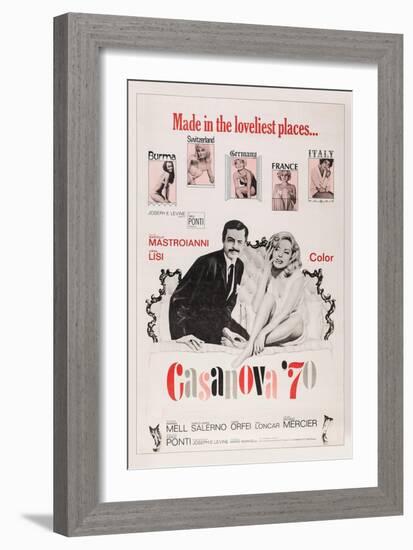 Casanova '70-null-Framed Art Print