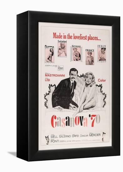 Casanova '70-null-Framed Stretched Canvas