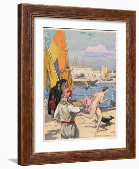 Casanova, Leroux, Bonafede-Auguste Leroux-Framed Art Print