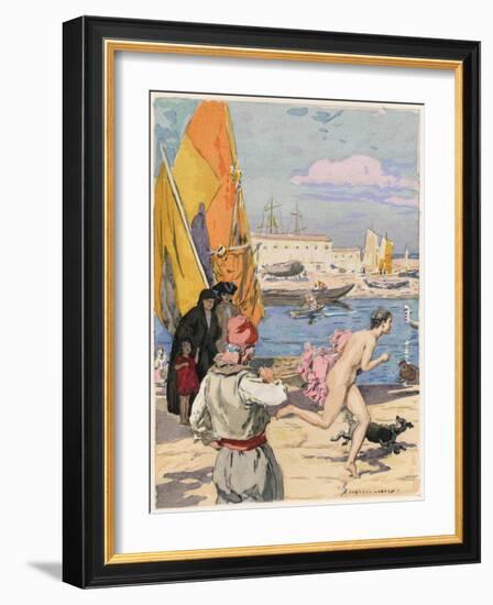 Casanova, Leroux, Bonafede-Auguste Leroux-Framed Art Print
