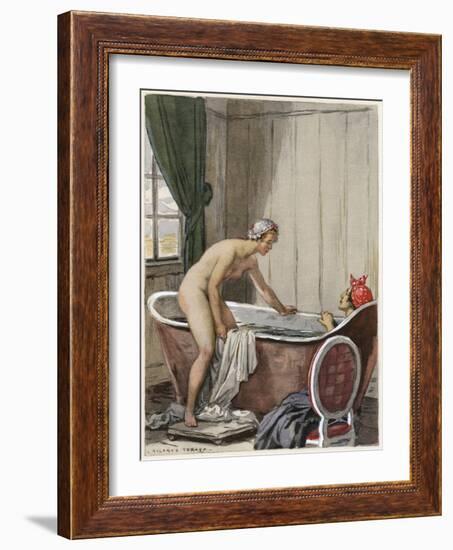 Casanova,Leroux, Swiss Md-Auguste Leroux-Framed Art Print