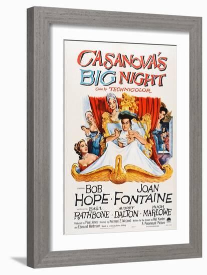 Casanova's Big Night, 1954-null-Framed Art Print