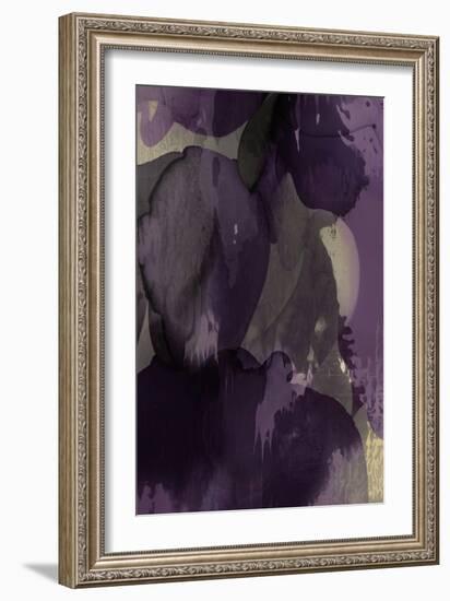 Cascade Amethyst Triptych I-Kristina Jett-Framed Art Print