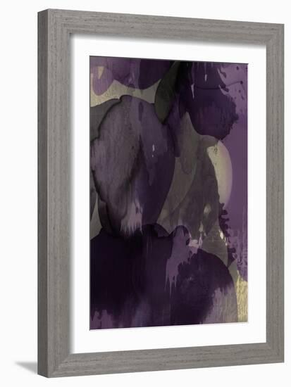 Cascade Amethyst Triptych I-Kristina Jett-Framed Art Print