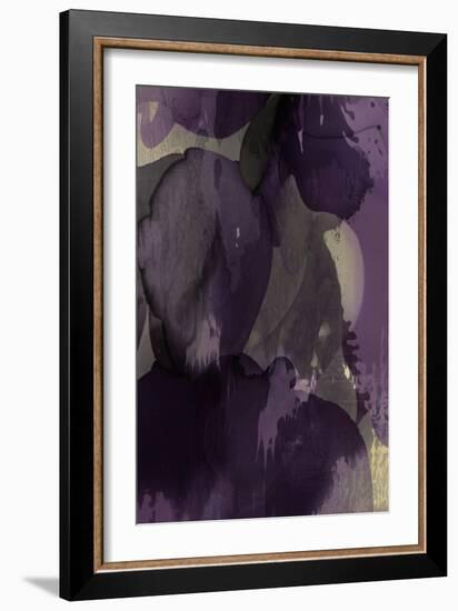 Cascade Amethyst Triptych I-Kristina Jett-Framed Art Print