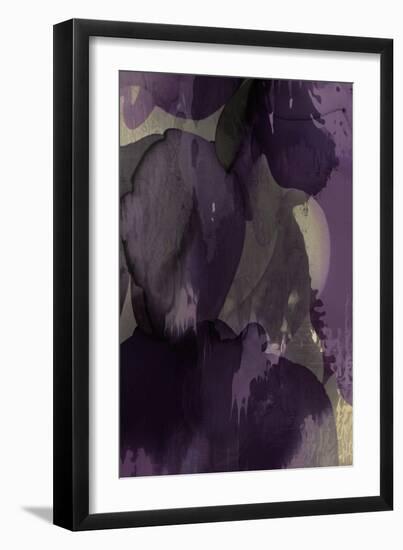 Cascade Amethyst Triptych I-Kristina Jett-Framed Art Print