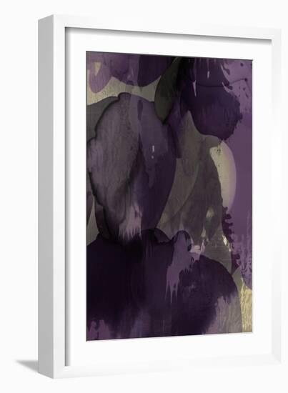 Cascade Amethyst Triptych I-Kristina Jett-Framed Art Print