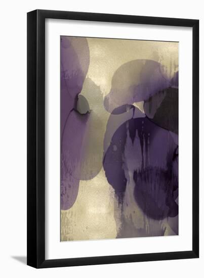 Cascade Amethyst Triptych II-Kristina Jett-Framed Art Print