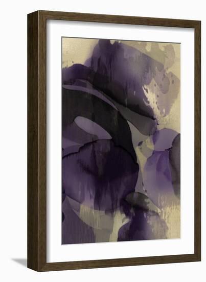 Cascade Amethyst Triptych III-Kristina Jett-Framed Art Print