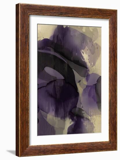 Cascade Amethyst Triptych III-Kristina Jett-Framed Art Print